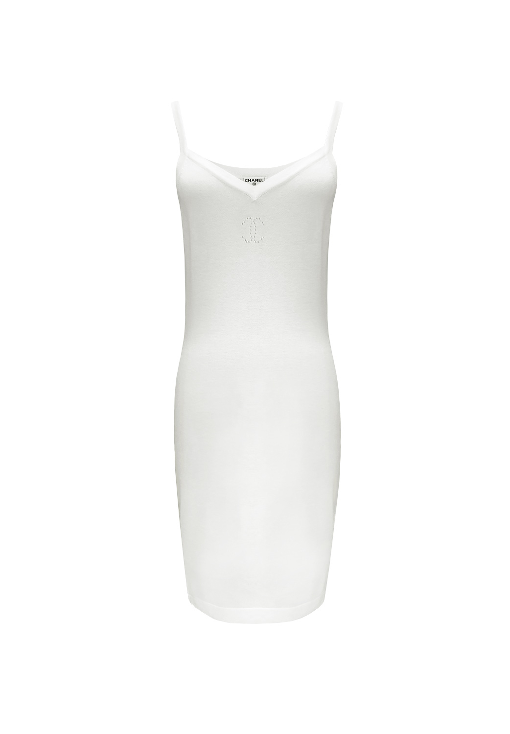 Chanel White Knitted Dress