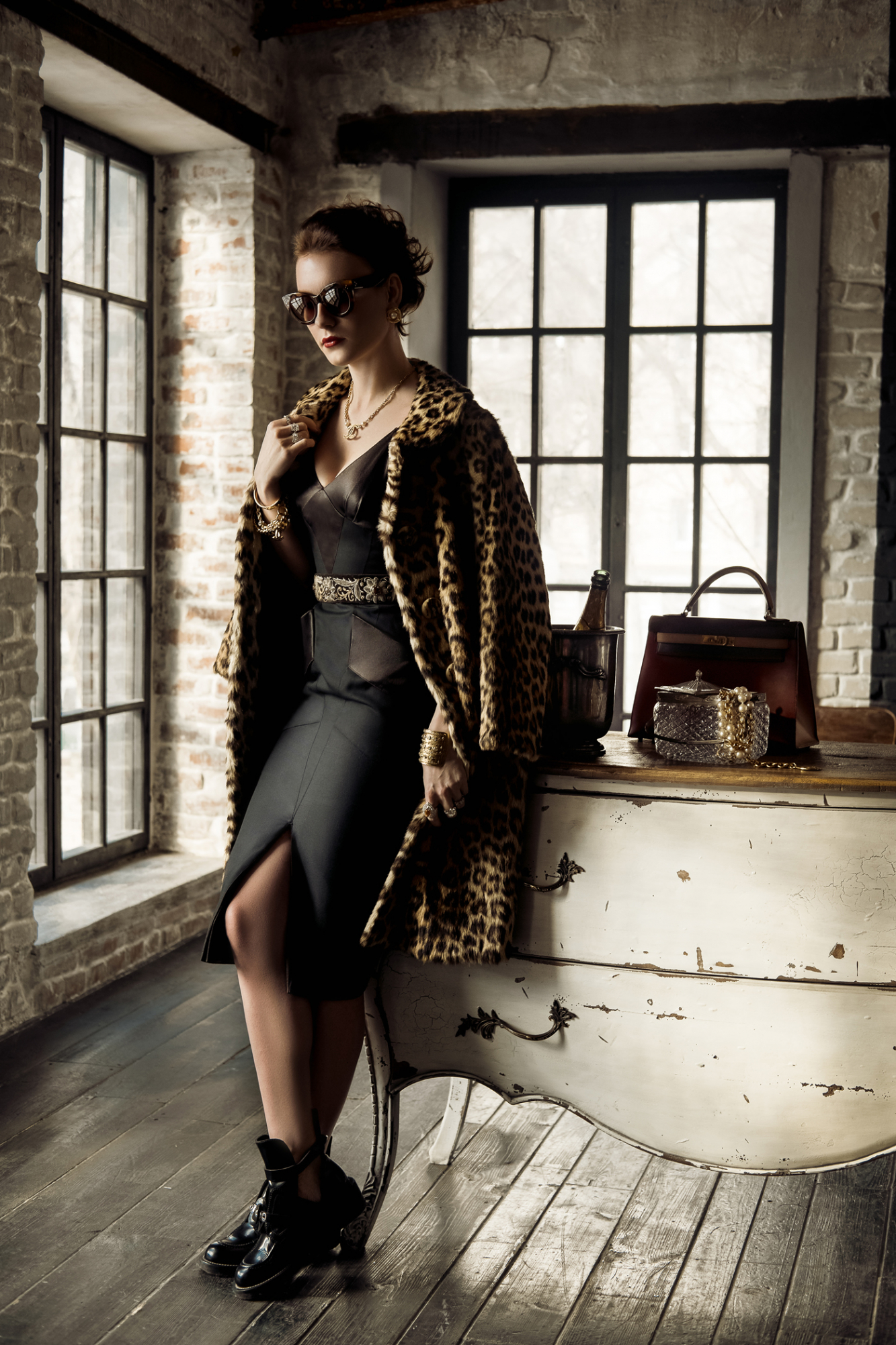 Lardillat Freres Ocelot Fur Coat