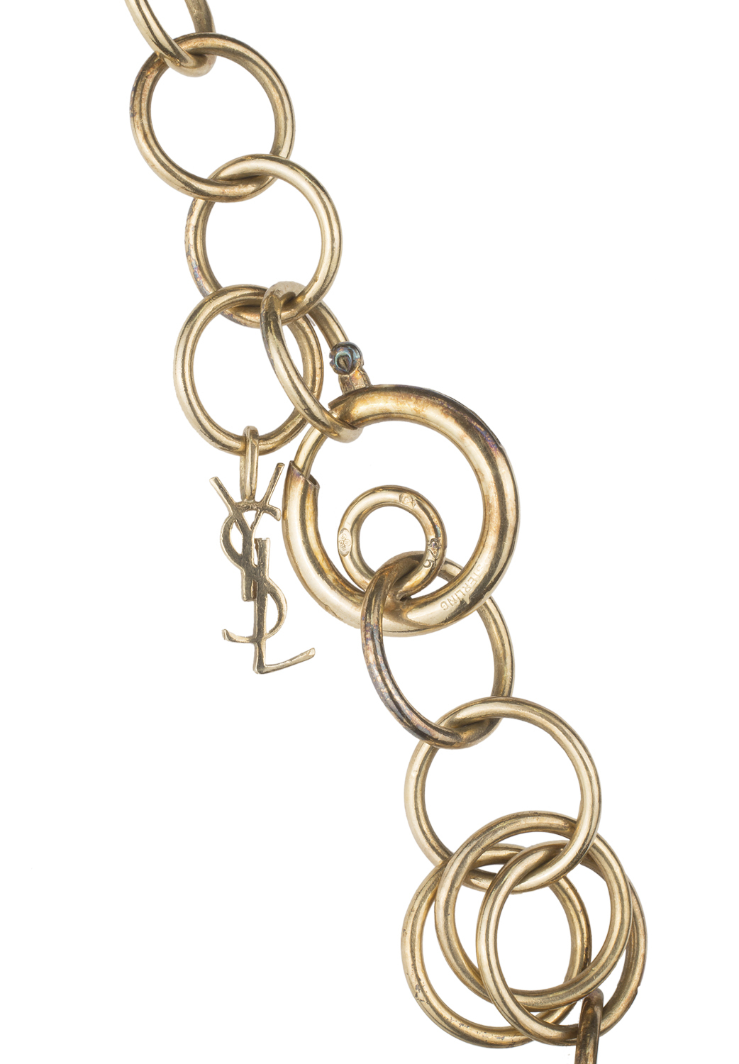 Yves Saint Laurent Round Links Necklace