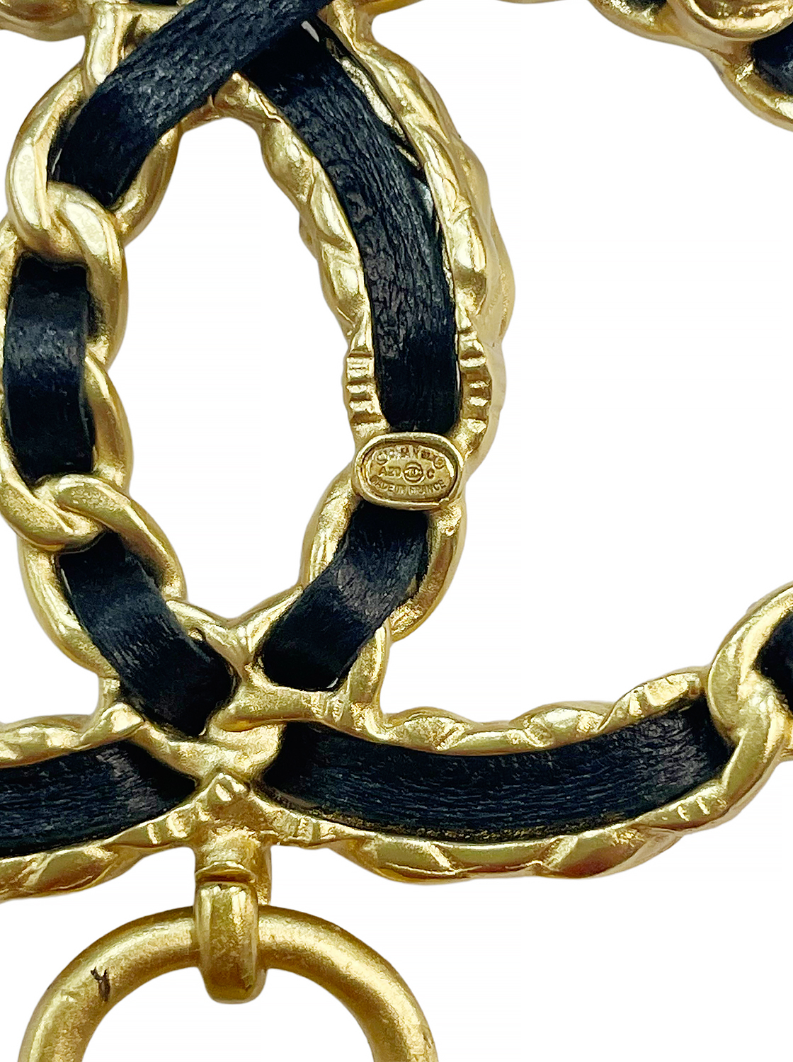 Chanel Logo Lock Brooch