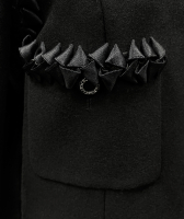 Chanel Black Piping Coat