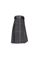 Christian Dior Pleated Check Skirt