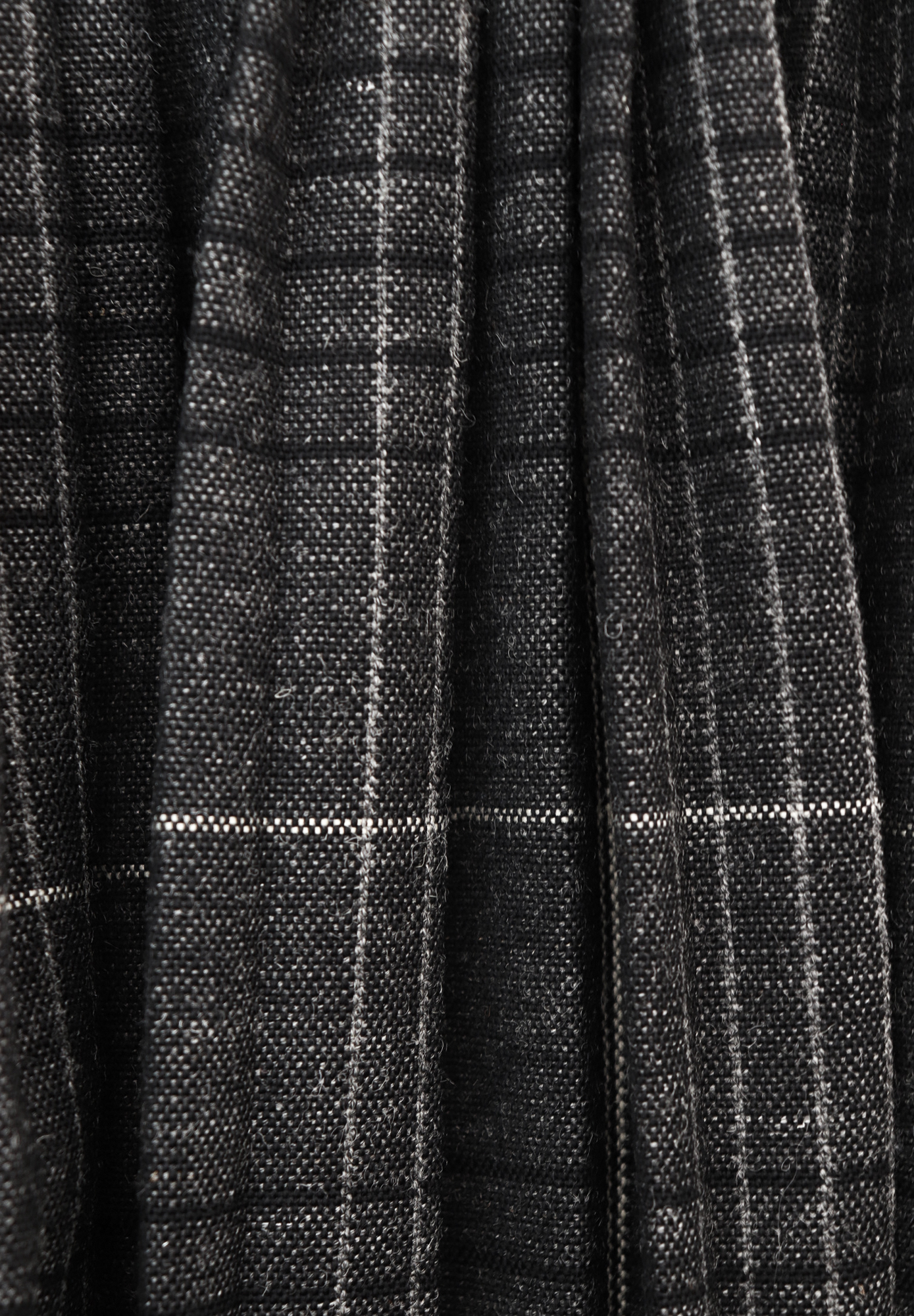 Christian Dior Pleated Check Skirt