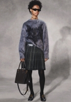 Christian Dior Pleated Check Skirt