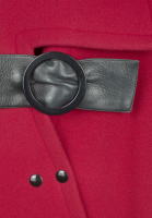 Pierre Cardin Red Wool Coat