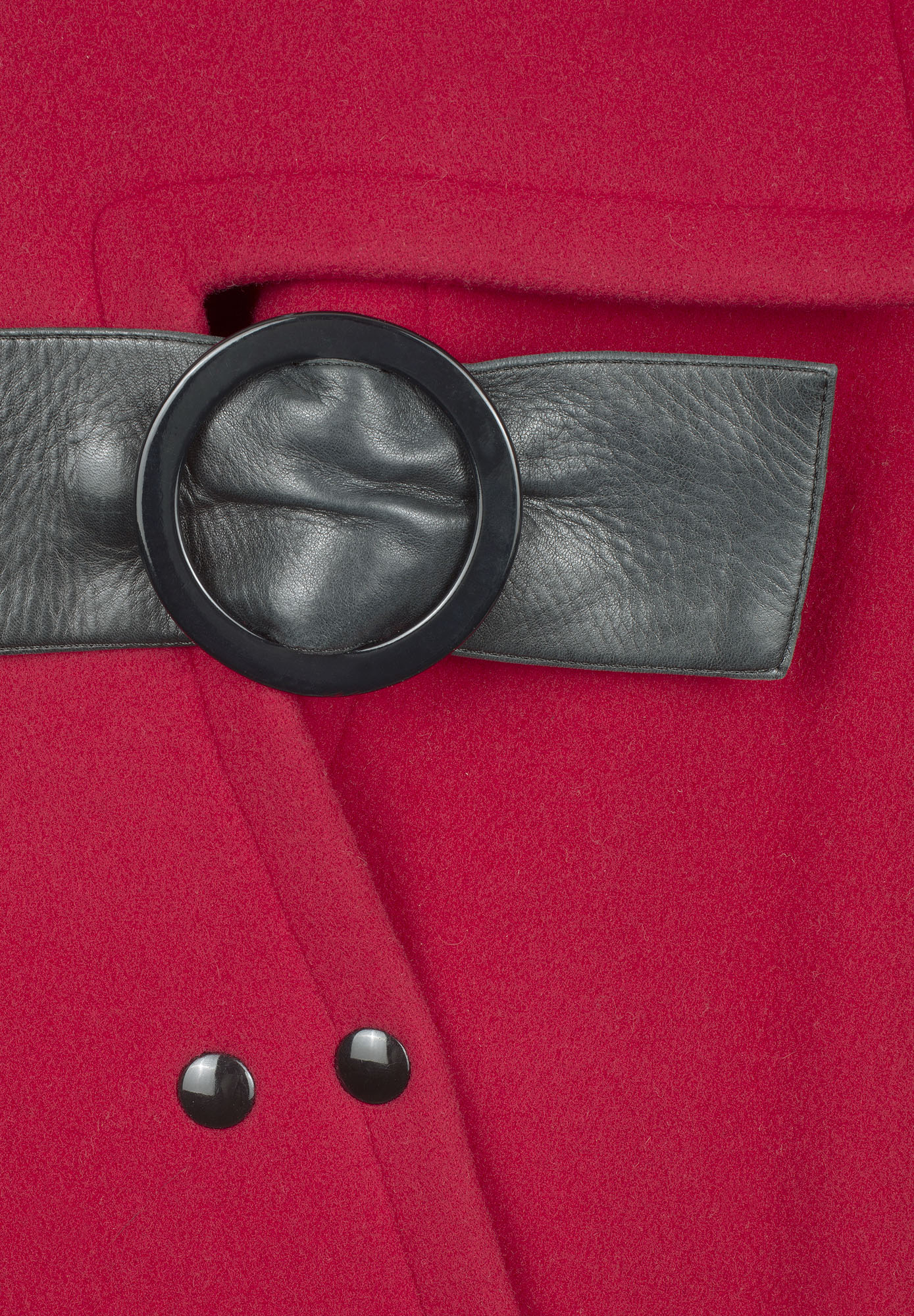 Pierre Cardin Red Wool Coat