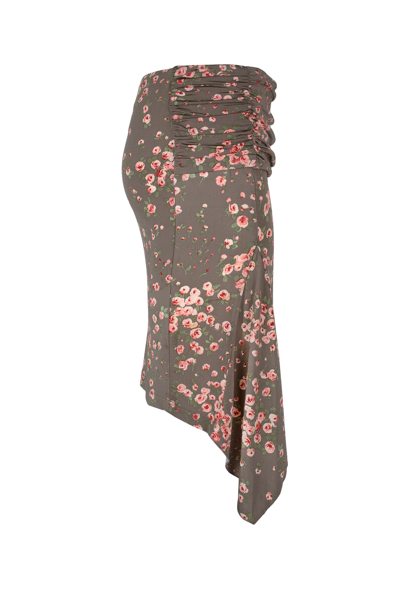 Blugirl Folies Brown Floral Print Skirt