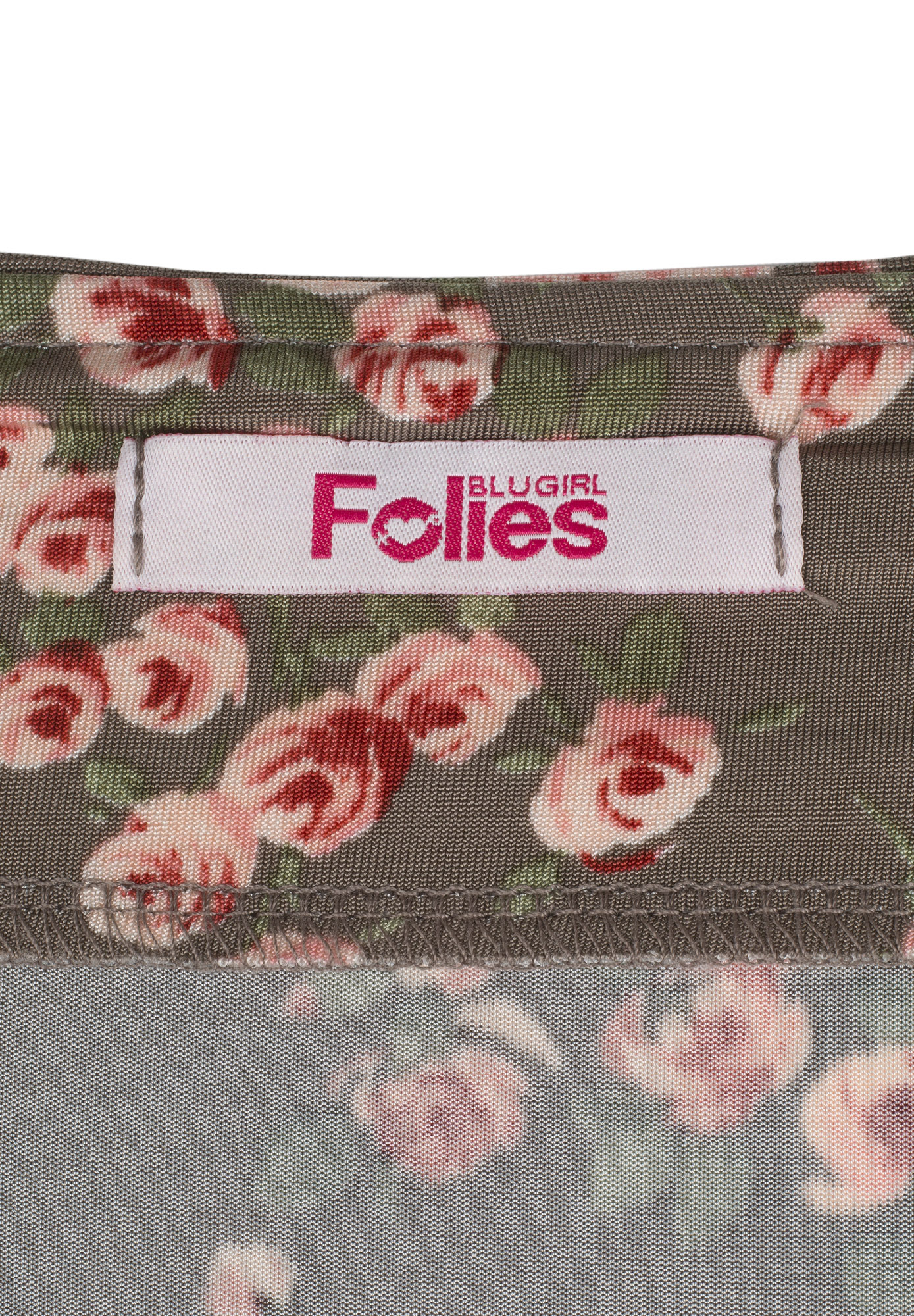 Blugirl Folies Brown Floral Print Skirt