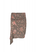 Blugirl Folies Brown Floral Print Skirt