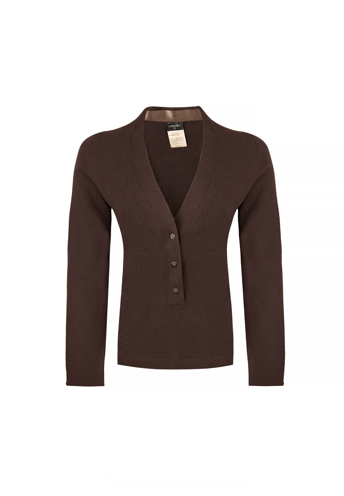 Chanel Brown Cashmere Jumper