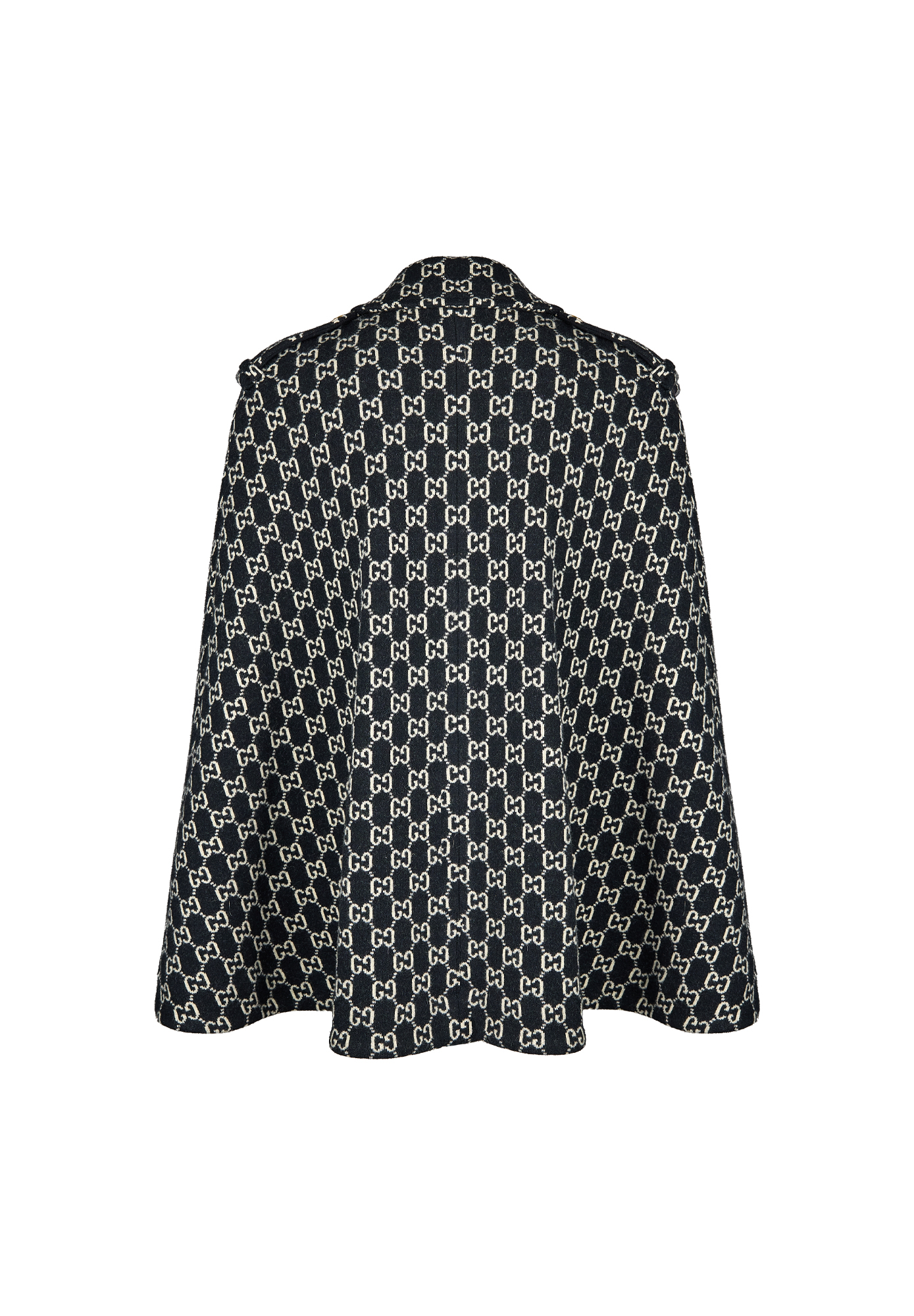 Gucci Black Monogram Cape