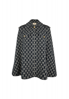 Gucci Black Monogram Cape