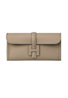 Hermès Jige Elan 29 Gris Asphalte Swift Clutch