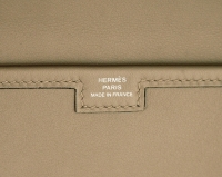 Hermès Jige Elan 29 Gris Asphalte Swift Clutch