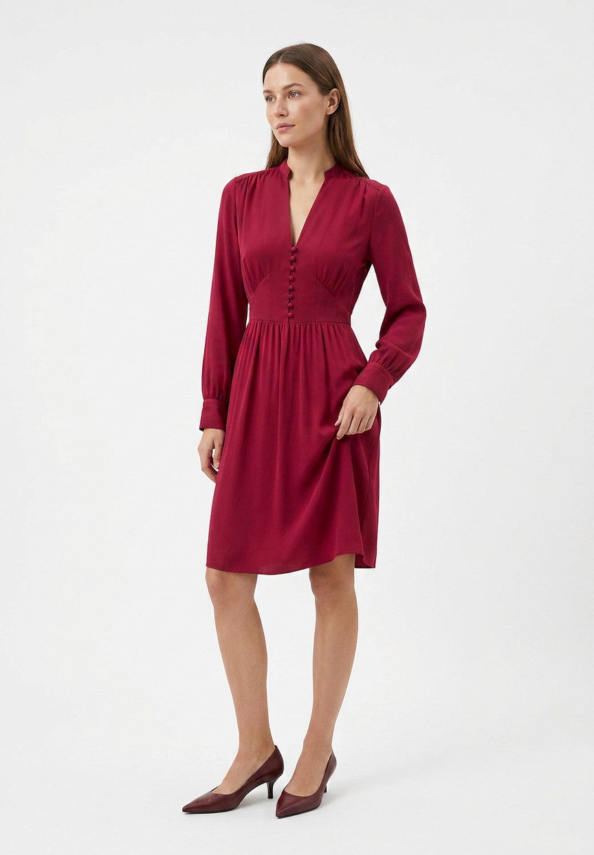 Saint Laurent Cherry Dress