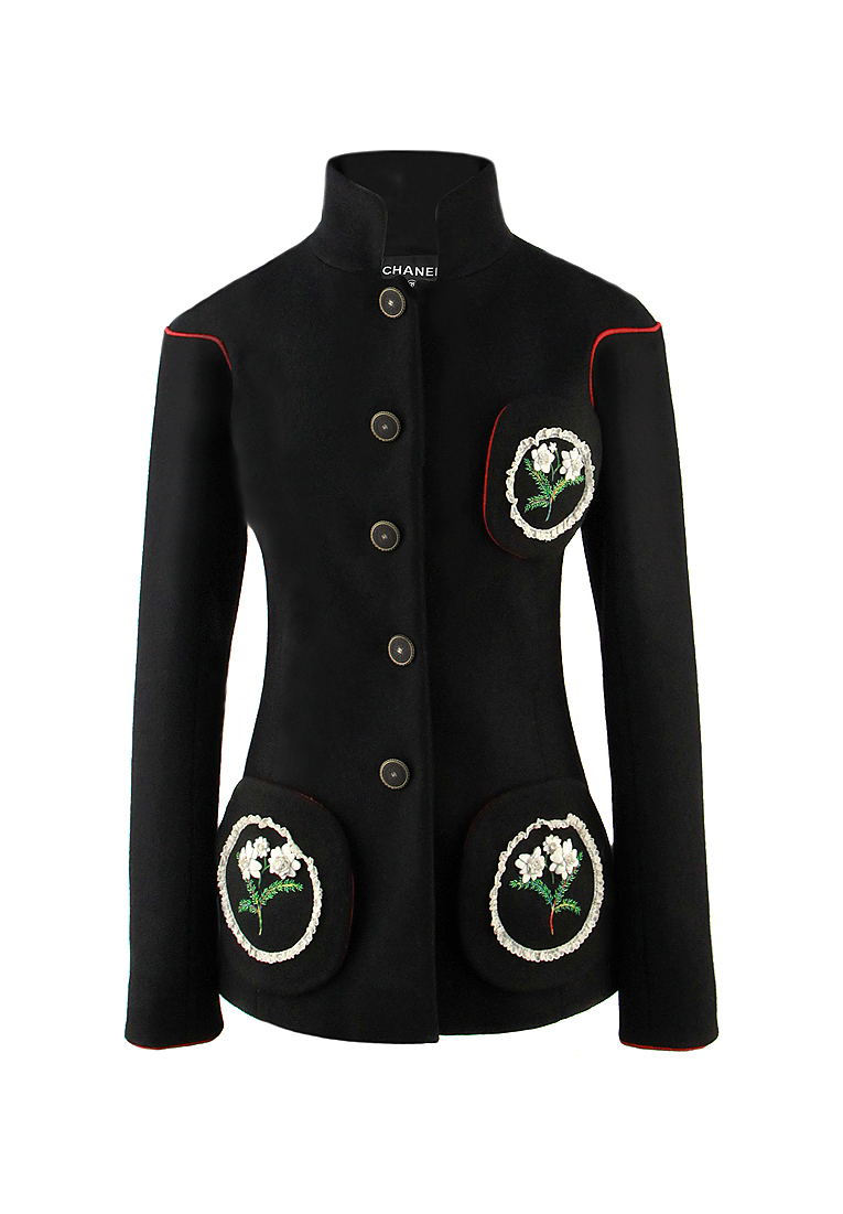Chanel Black Wool Jacket