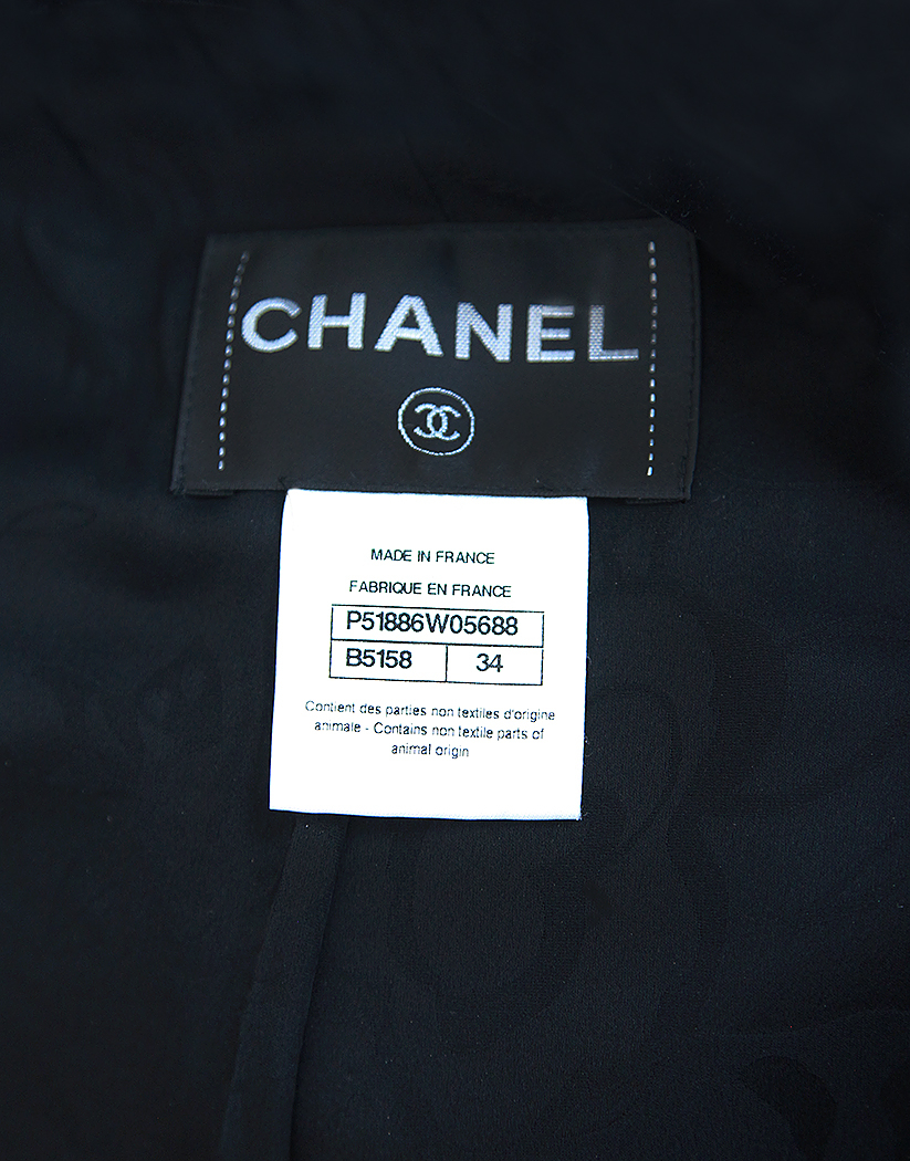 Chanel Black Wool Jacket
