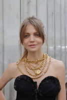 Chanel Logo Necklace