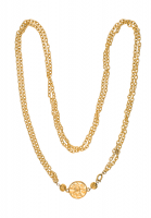 Chanel Logo Necklace