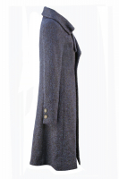 Chanel Navy Double-Breasted Coat