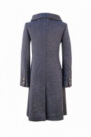 Chanel Navy Double-Breasted Coat