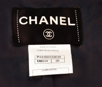 Chanel Navy Double-Breasted Coat