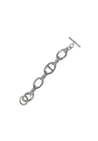 Hermès Silver Chain Bracelet 