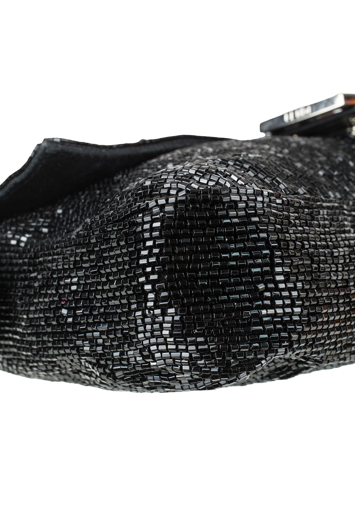 Fendi Baguette Black Beaded Bag