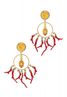 Dolce&Gabbana Large Clips With Pendants