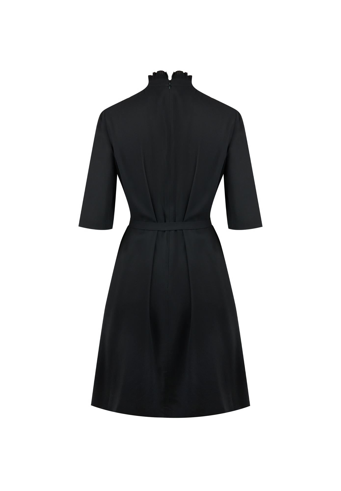 Prada Black Belt Dress