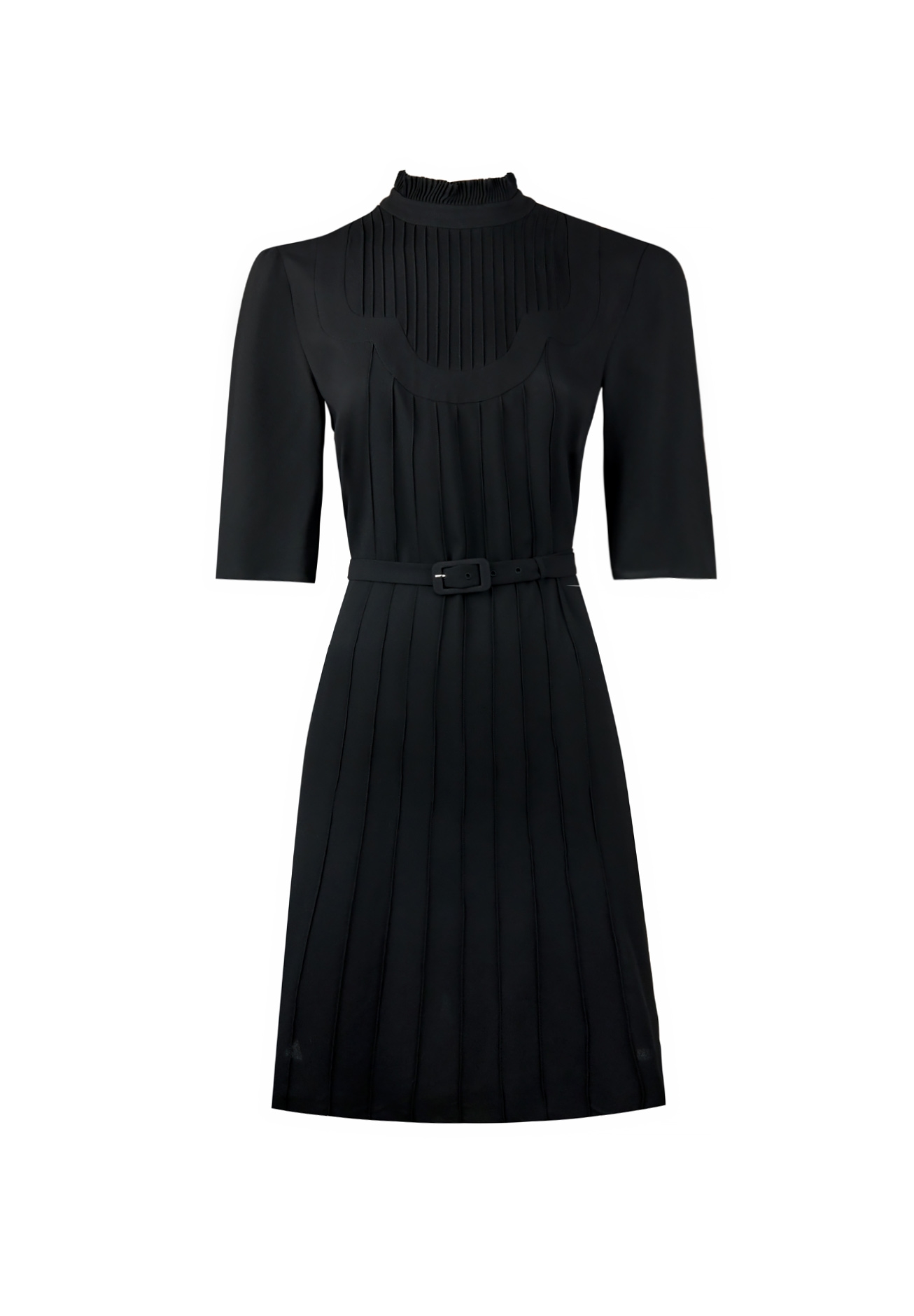 Prada Black Belt Dress
