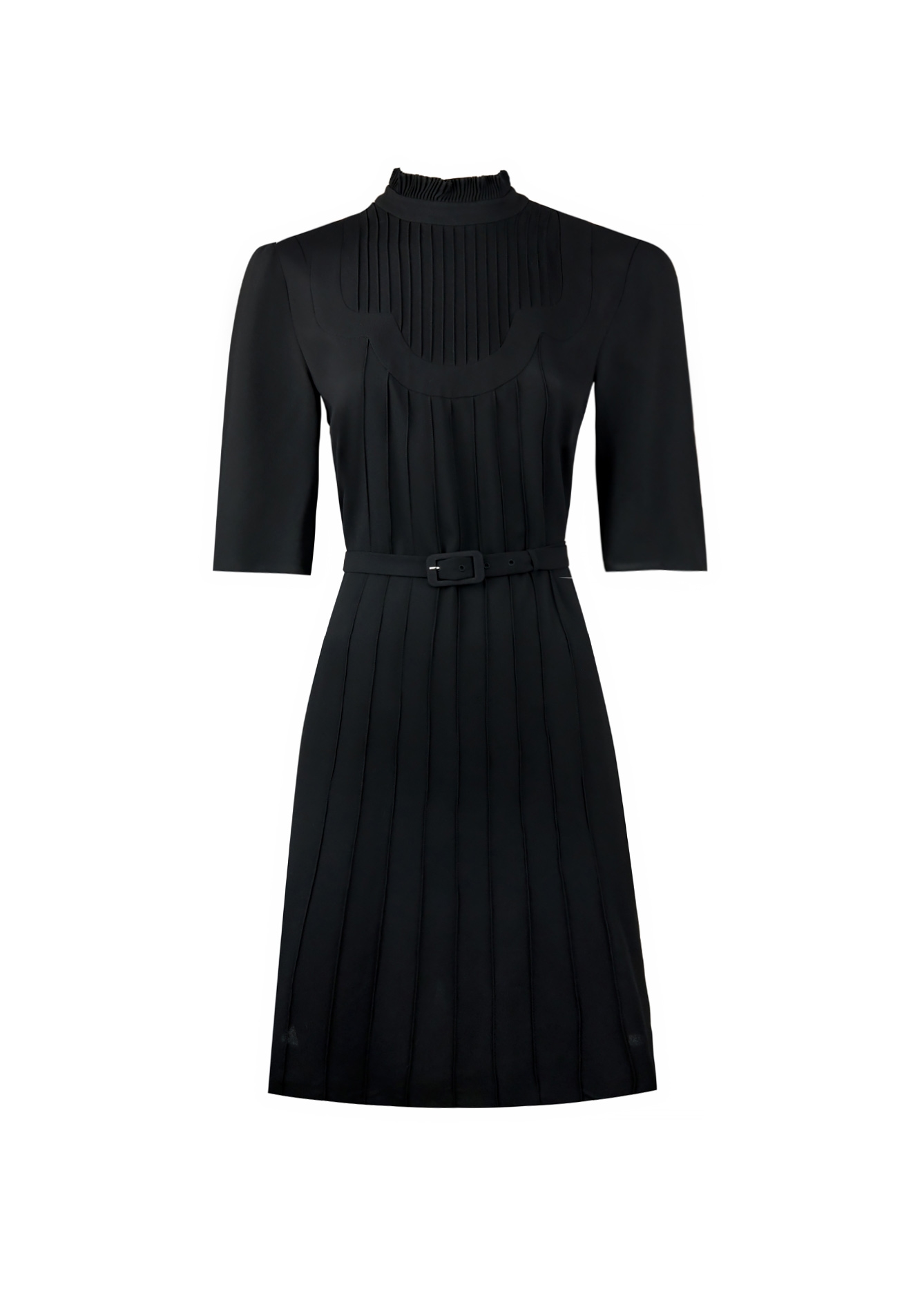 Prada Black Belt Dress