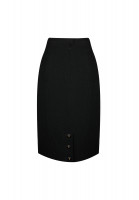 Chanel Vintage Black Skirt