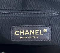 Chanel Black Canvas Duffel Bag