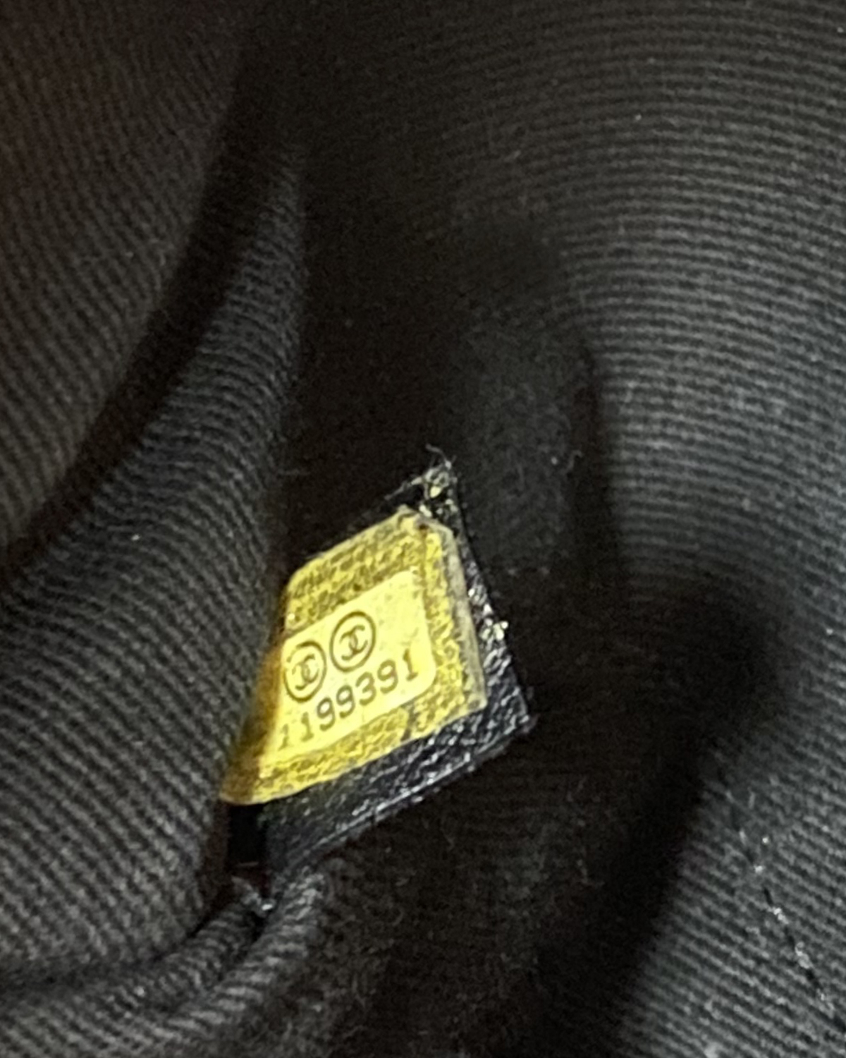 Chanel Black Canvas Duffel Bag