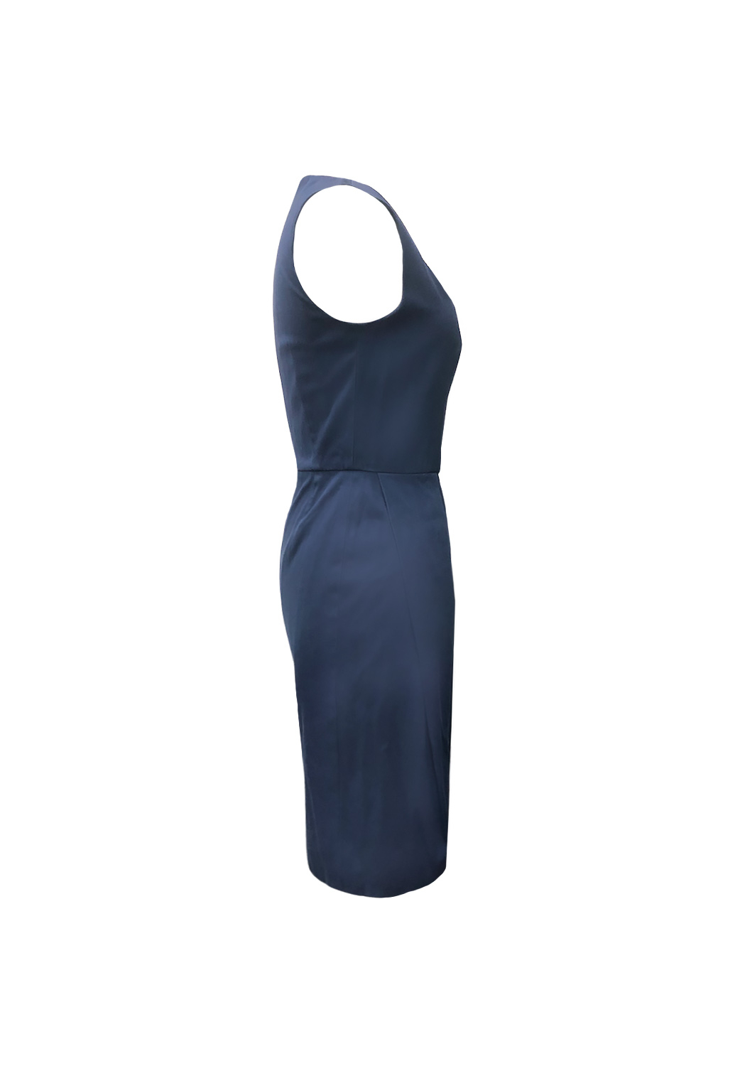 Yves Saint Laurent Blue Sheath Dress