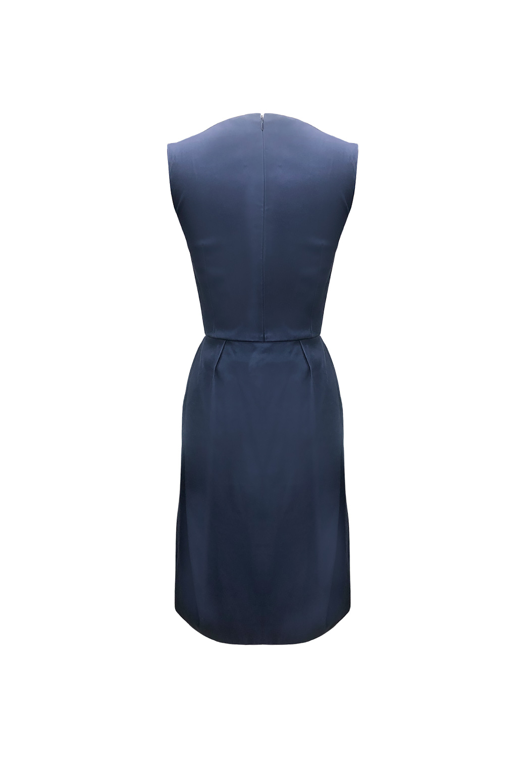 Yves Saint Laurent Blue Sheath Dress