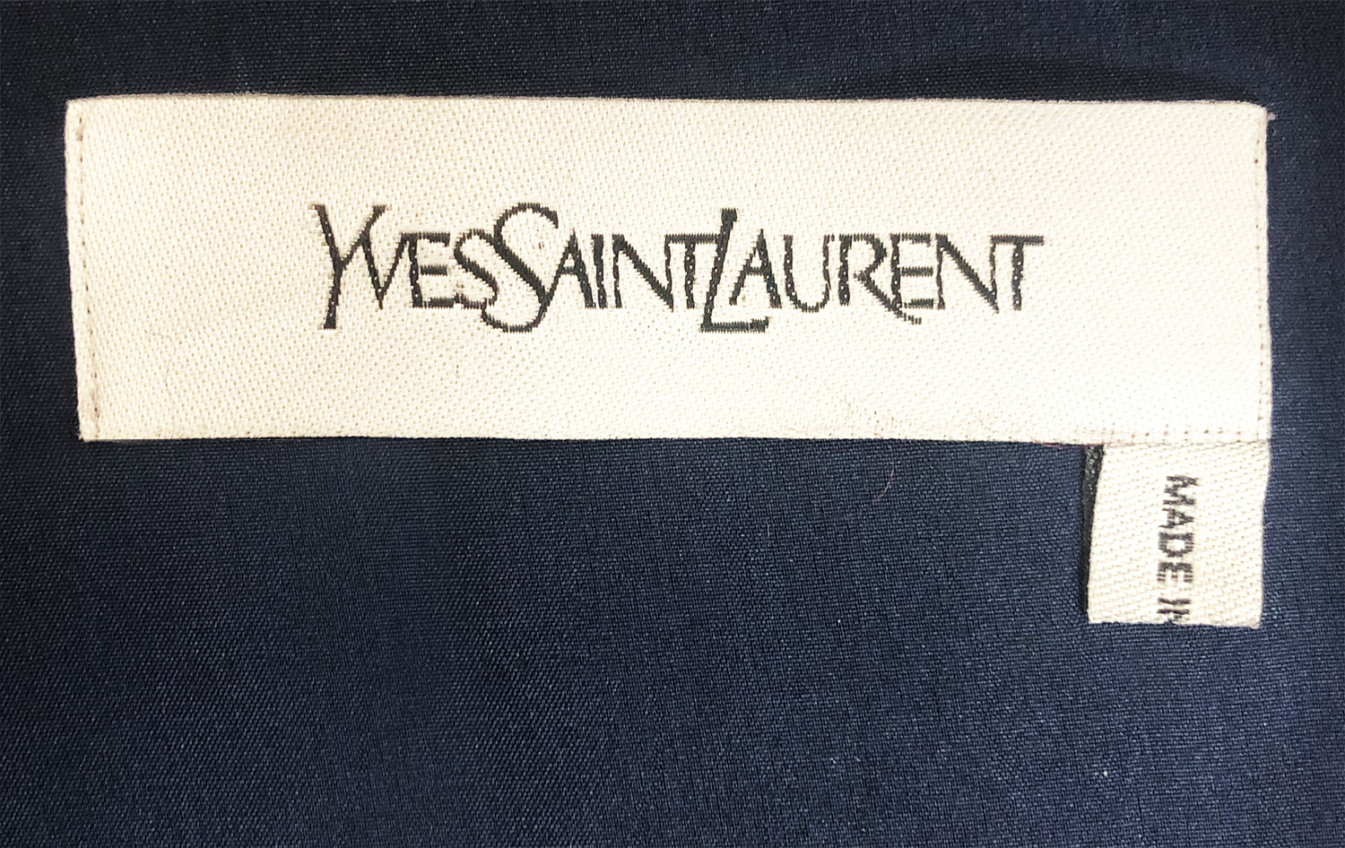 Yves Saint Laurent Blue Sheath Dress