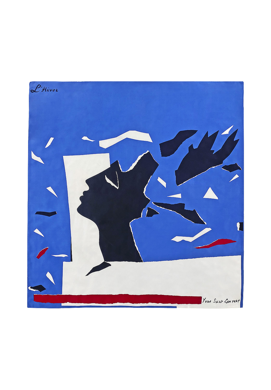 Yves Saint Laurent L'Hiver Silk Scarf