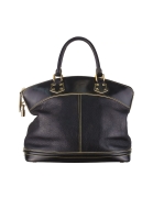 Louis Vuitton Black Chevre Suhali Lockit Bag