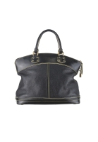 Louis Vuitton Black Chevre Suhali Lockit Bag