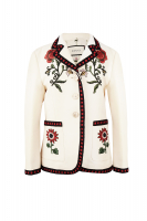 Gucci Embroidery White Suit