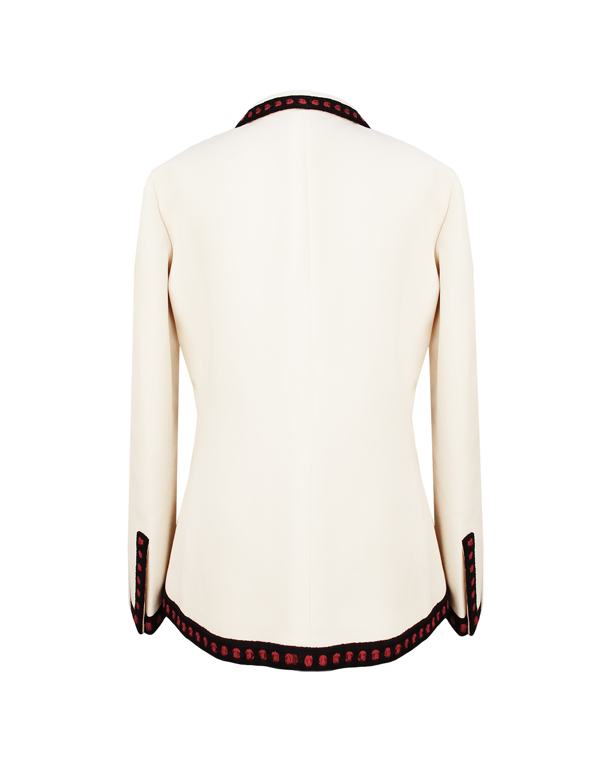 Gucci Embroidery White Suit