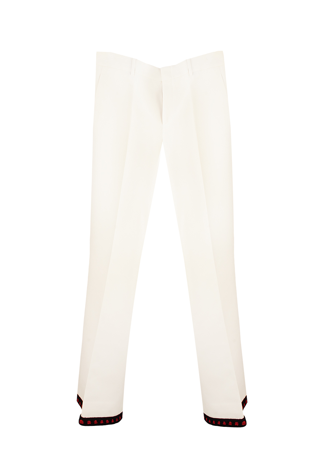 Gucci Embroidery White Suit