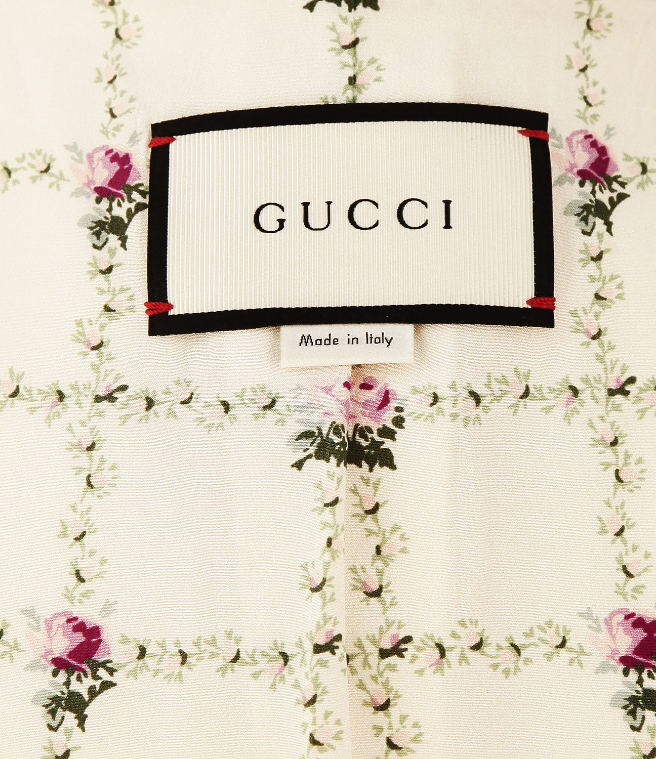 Gucci Embroidery White Suit