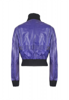 Gucci Purple Leather Jacket