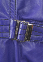 Gucci Purple Leather Jacket