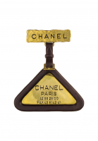 Chanel Luggage Tag Brooch