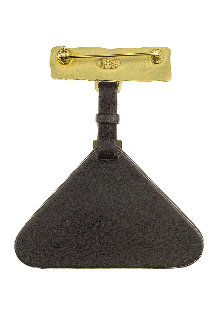 Chanel Luggage Tag Brooch