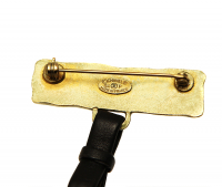 Chanel Luggage Tag Brooch